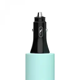 Автомобільний зарядний пристрій SkyDolphin SZ16 PD+QC3.0 (2USB, 3.1A) Black (AZP-000090) - мініатюра 4
