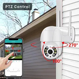 Вулична IP WIFI камера відеоспостереження 3MP поворотна з віддаленим доступом UKC CAMERA CAD EL-N3 - мініатюра 2