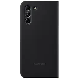 Оригінальний чохол-книжка для Samsung Galaxy S21 FE (G990) S-View Clear View Smart Cover Черный EF-ZG990CBEGRU - мініатюра 4