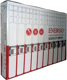 Радіатор біметалевий секційний Energo Bideep 500/96 (кратно 10), Білий - мініатюра 9
