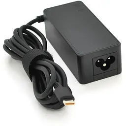 Блок живлення MERLION для ноутбука LENOVO 45W штекер Type-C, довжина 0,9м + кабель живлення