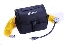 Компресор автомобільний двопоршневий Force MAX 12v 300вт 90л 10атм 14А з дефлятором (EL 100 090) - мініатюра 8