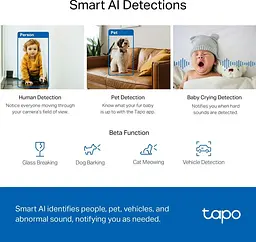 IP-Камера Tapo C220 4MP N300 microSD motion detection TP-Link teh0016037 - мініатюра 9