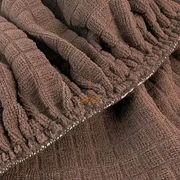 Набір чохлів Love You Corn Fleece на табурет круглий темно-коричневий 2 шт. (86182) - мініатюра 4