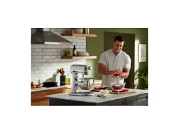 Кухонна машина KitchenAid Heavy Duty 5KSM55SXXECU з відкидним срібним блоком 5.2 л - мініатюра 10