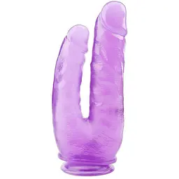 Подвійний фалоімітатор Hi-Rubber Born To Create Pleasure 9.4" фіолетовий