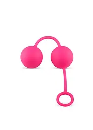Вагінальні кульки Easy Toys Pleasure Balls, 16 см, рожевий - мініатюра 2
