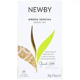 Чай зелений Newby Зелена Сенча 50 г (25 шт. х 2 г) (93905) - мініатюра 2