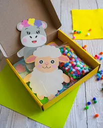 Великий набір для творчості. Pompon Art. Дракончик (4827577989929) - мініатюра 3