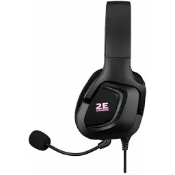 Навушники з мікрофоном 2E HG340 RGB 3.5 mm Black (2E-HG340BK) - мініатюра 6