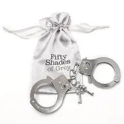 Металеві наручники Fifty Shades of Grey You Are Mine 267 см сріблястий - мініатюра 2