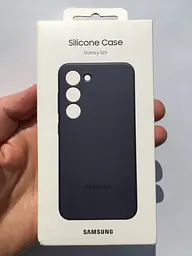 Оригінальний силіконовий чохол для Samsung Galaxy S23 (S911) Samsung Silicone Case EF-PS911TNEGUS Navy - мініатюра 2