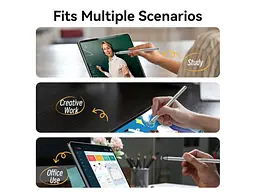 Стилус Vention 2-in-1 Stylus Pen Gray Aluminum Alloy Type (KQMH0) - мініатюра 11