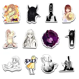 Стікерпак GeekLand Goodnight Punpun 45 штук (SP GP 01) - мініатюра 5