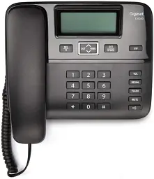 Провідний телефон Gigaset DA260 System LAM Black (S30054-S6532-U101) - мініатюра 2