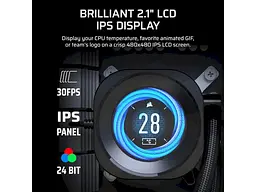 Водяне охолодження Corsair Nautilus 240 RS LCD Black (CW-9061031-WW) - мініатюра 8