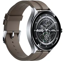 Смарт-годинник XiaomiWatch 2 Pro 4G LTE Silver Case with Brown Leather Strap BHR7210GL Brown - мініатюра 2