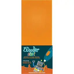 Набір стрижнів для 3D ручки 3Doodler Start 24 шт Помаранчевий (3DS-ECO06-ORANGE-24) [113407]