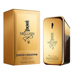 Туалетна вода для чоловіків Paco Rabanne 1 Million, 50 мл - мініатюра 2