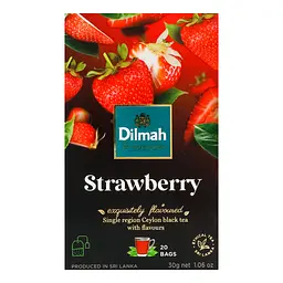 Чай чорний Dilmah Полуниця 30 г (20 шт. х 1.5 г) (718984) - мініатюра 3