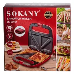 Сендвічниця Sokany SK-08051 - мініатюра 10