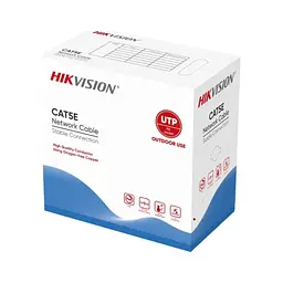 Кабель мережевий Hikvision UTP 305м, cat.5e, CU, outdoor (DS-1LN5EO-UU/E)
