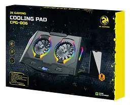 Охолоджувальна підставка для ноутбука 15.6-17.3 дюйма 2E Gaming CPG006 2xFan RGB LED - мініатюра 11
