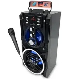 Акустична система 1.0 Media-Tech 18W, Bluetooth/FM/AUX/SD/USB/КАРАОКЕ чорна - мініатюра 5