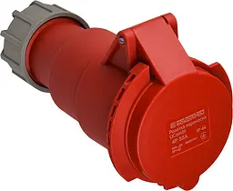 Розетка переносна P4 32А IP44 3P+PE UCombi АСКО-УКРЕМ (A0080010124) - мініатюра 2