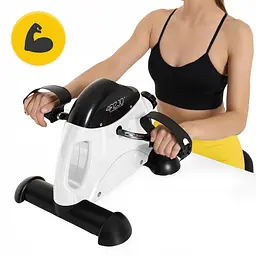 Міні велотренажер 4FIZJO Active 2 в 1 для рук та ніг White/Black (P-5905973406413) - мініатюра 6