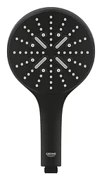 Ручний душ 3 режими струменя Grohe Rainshower Smartactive 130 22127KF0, Чорний матовий - мініатюра 3