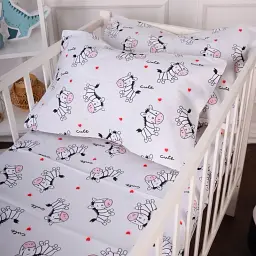 Наволочка MirSon Бязь 20-0040 Cute white zebra 40х60 см біла (2200010271904)