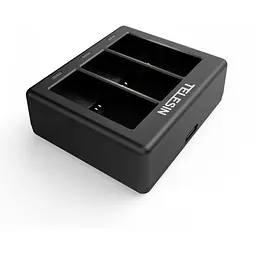 Зарядний пристрій TELESIN GoPro HERO 9/10/11/12 Charger 3х8000 мА (GP-BCG-902) Black [64193] - мініатюра 6