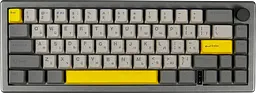 Клавіатура бездротова Epomaker EK68 Budgerigar V2 Switch RGB UA Black (EK68-B-BV2)