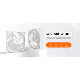 Кулер до корпусу ID-Cooling Вентилятор ID-Cooling AS-140-W Duet White (AS-140-W DUET) - мініатюра 7