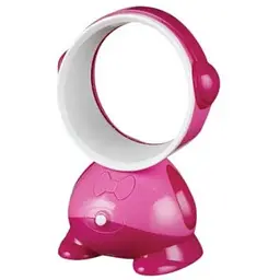 Настільний портативний міні вентилятор USB Bladeless Fan MX-483 Рожевий