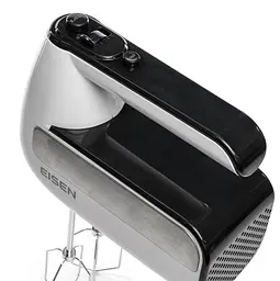 Міксер Eisen EHM-415W White 450W ручний 5 швидкостей турбо режим винчики гаки для замісу тесту захист від перегріву - мініатюра 5