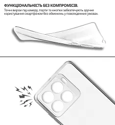 Чохол до мобільного телефона BeCover silicone ZTE Blade A56 Transparent (714907) - мініатюра 5