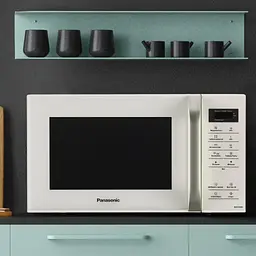 Panasonic Мікрохвильова піч Panasonic, 25л, сенсор.кер., 800Вт, РК дисплей, молочний - мініатюра 5