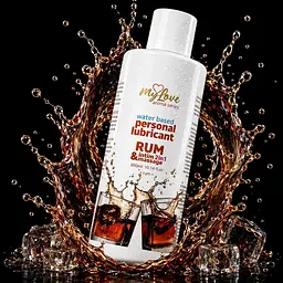 Лубрикант MyLove Aroma Series IntimMassage 2in1 Rum, 300 мл - мініатюра 2