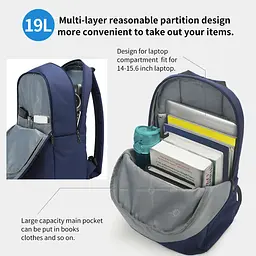 Рюкзак Tigernu T-B9017 15.6" Blue (T-B9017Blue) - мініатюра 4