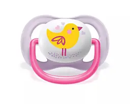 Пустушка Avent ортодонтична Ultra Air Animal для дівчат 0-6 міс 2 шт SCF080/06 - мініатюра 2