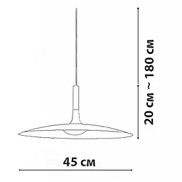 Підвісний світильник Friendlylight Visor M Green FL3044 - мініатюра 4