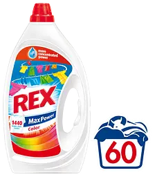 Гель для прання Rex Max Power Color, 3 л (754044) - мініатюра 2