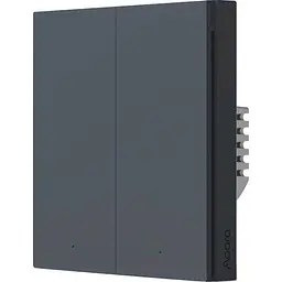 Розумний вимикач Aqara Smart Wall Switch H1 Grey (WS-EUK02) Global EU [111940] - мініатюра 1