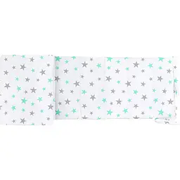 Бортики в дитяче ліжечко Cosas Mint Starfalls 30 х 180 см (WeltBed_Starsfall_MintGrey)