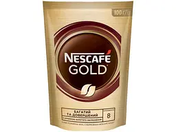 Кава розчинна NESCAFE 100г Голд м'яка уп.