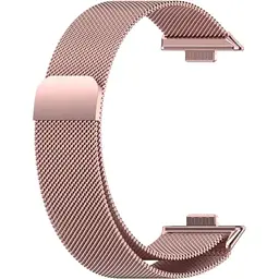 Ремінець DK CDK для Huawei Watch Fit 4 Pro Metal Milanese Loop Magnetic (017793) (pink rose)
