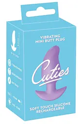 Анальна пробка Cuties Mini Butt Plug 8 см (фіолетовий) - мініатюра 15