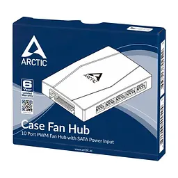 Розгалужувач вентиляторів корпусу ПК Arctic Case Fan Hub ACFAN00175A Black - мініатюра 5